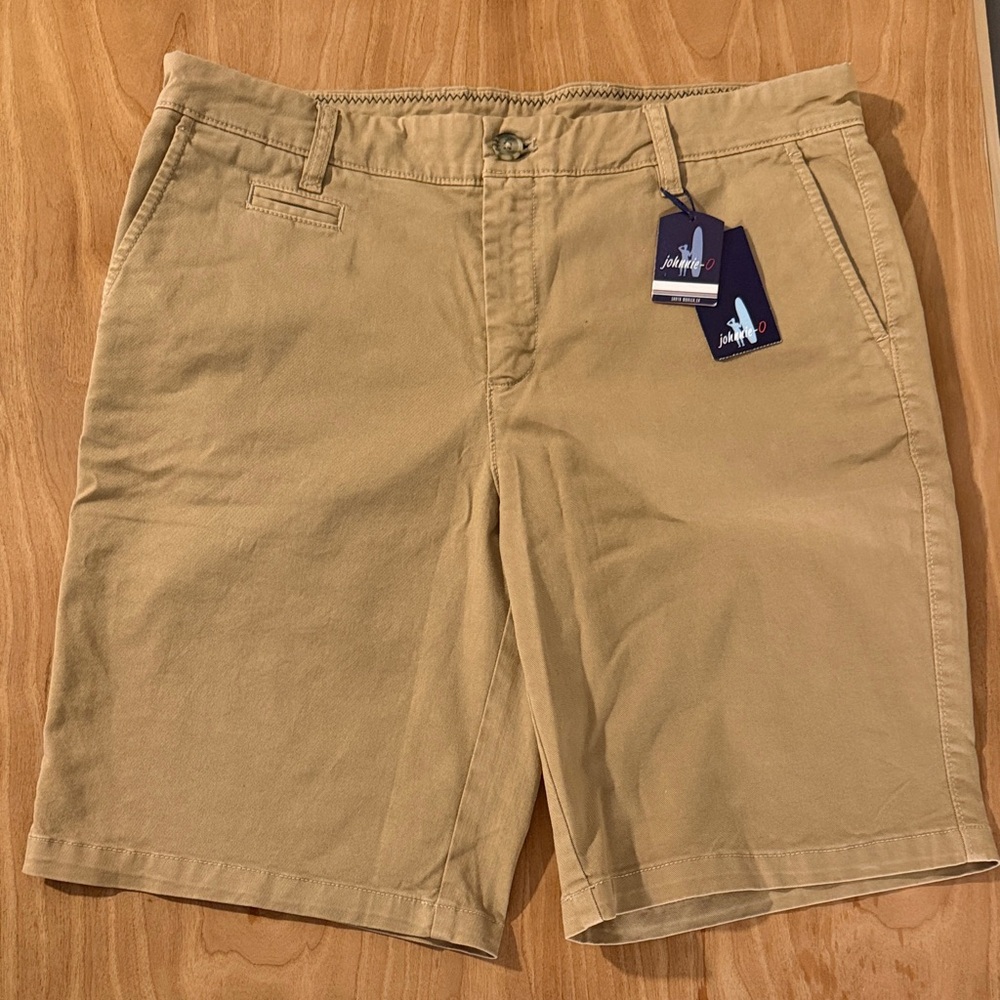 johnnie-O Classic Khaki Shorts